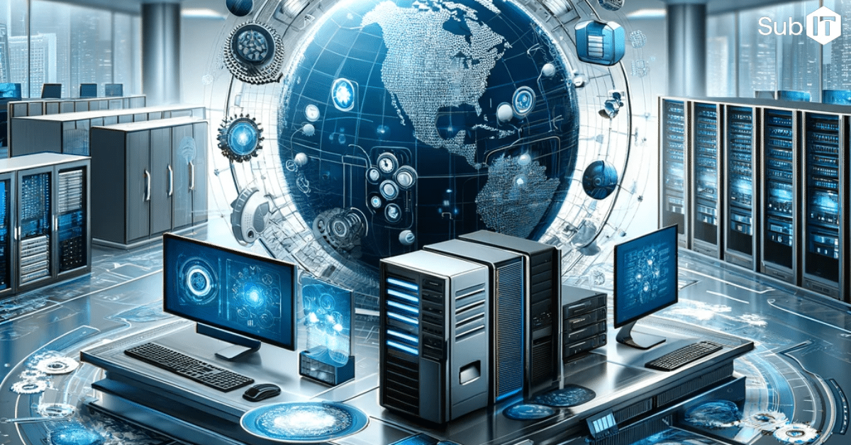 Globe in networking room surrounded by computers | Maximizing Customer Interactions in a Tourism-Driven City