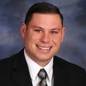 Smiling man in suit and tie portrait