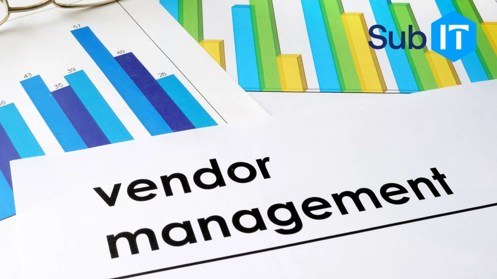 Vendor management charts and analytics reports