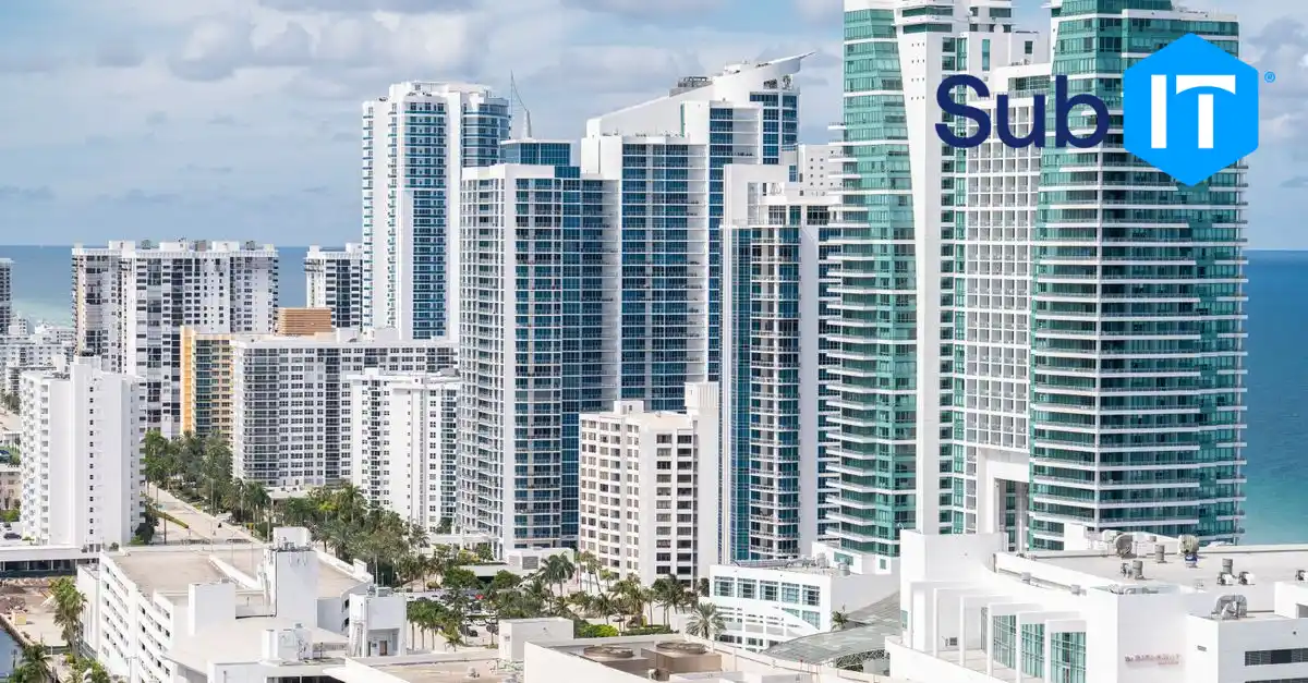 A view of Miami, FL - SubIT Managed IT Services , Support is shown, where residents seeking patch management services services can find local guidance.
